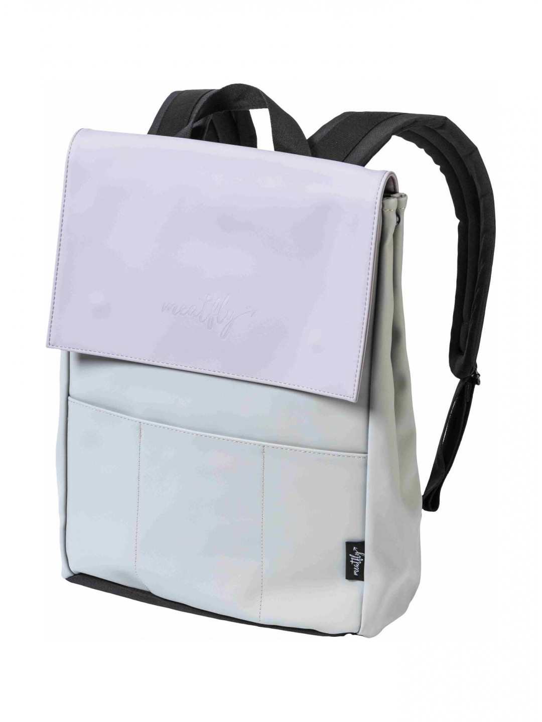 Meatfly batoh Kyle Light Grey Lilac Šedá Objem 15 L